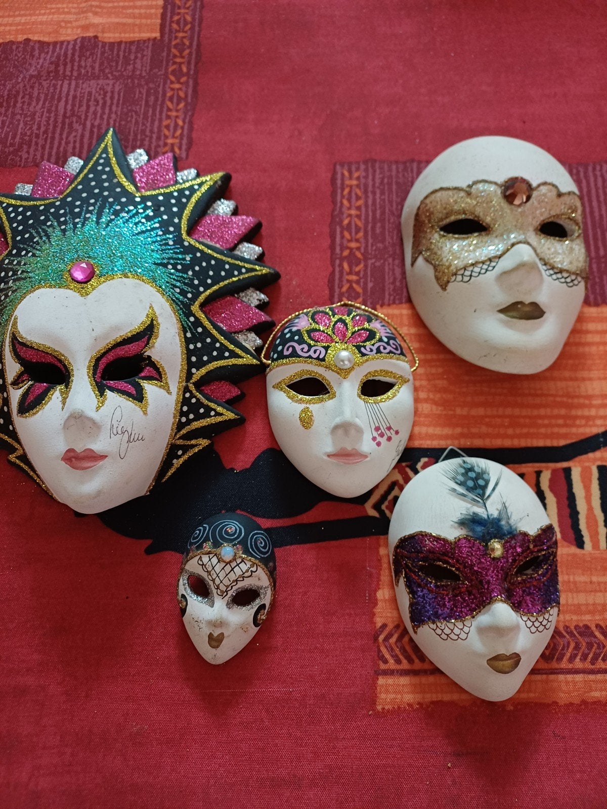 Masques vénitiens, Antiquités & Art, Antiquités | Céramique & Poterie, Enlèvement ou Envoi