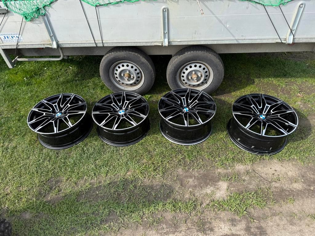 Bmw velgen 19 inch breedset 5x120, Ophalen, 19 inch, Velg(en)