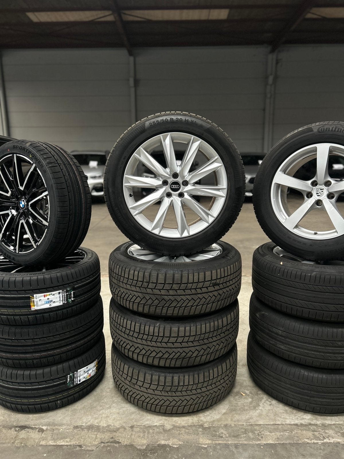 Originele 10-spaaks 20” Audi Q8 Etron velgen, Autos : Pièces & Accessoires, Pneus & Jantes, Pneus et Jantes, Pneus hiver, 255 mm