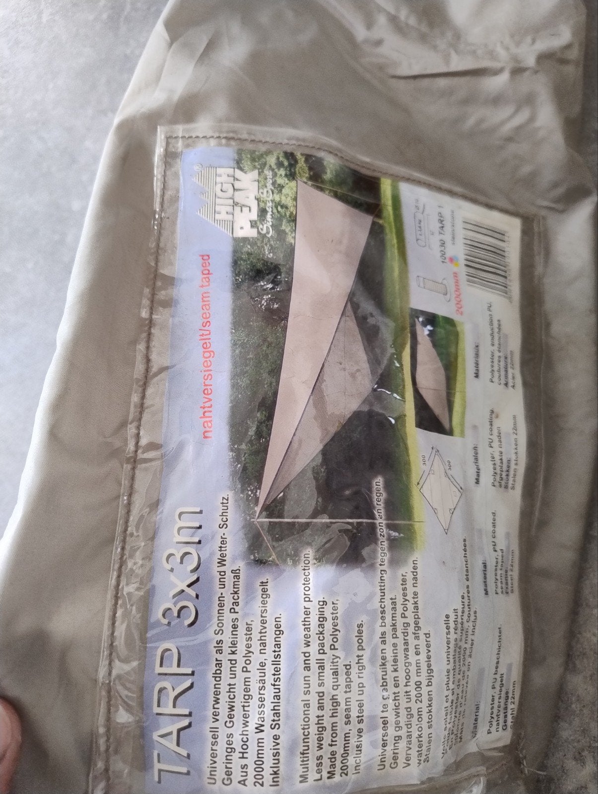 shelter 3m x 3m, Ophalen, Zo goed als nieuw
