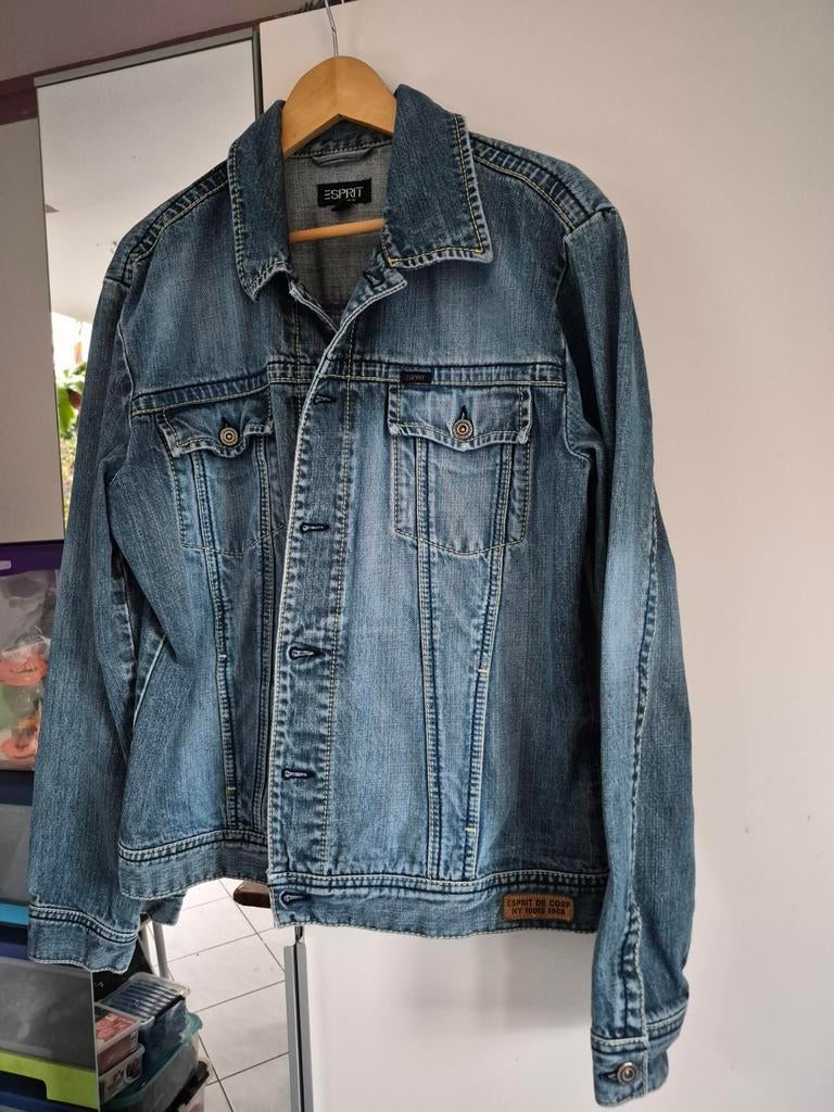 Esprit heren vest jeans, Ophalen, Maat 52/54 (L)