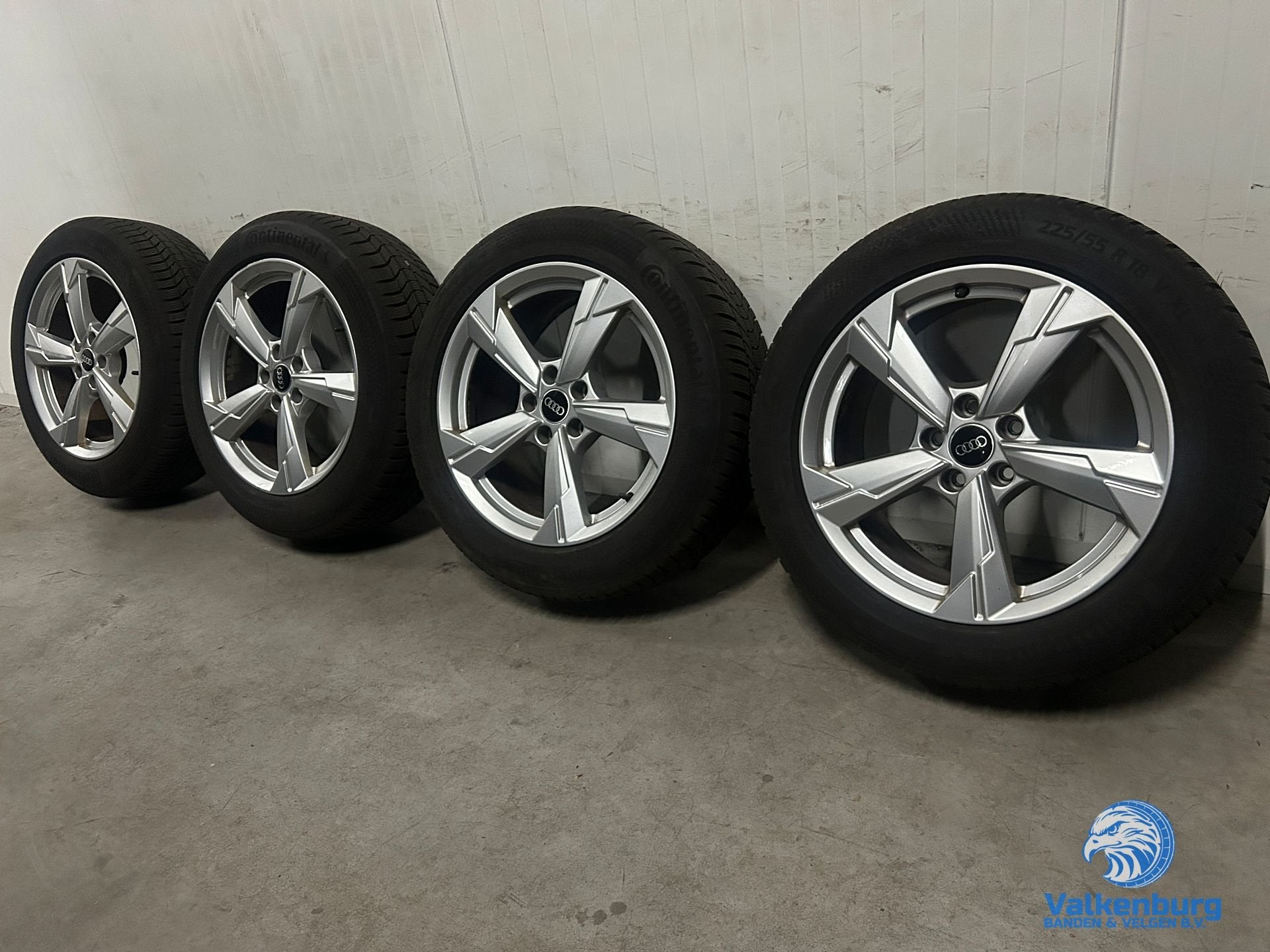 8mm! Originele Audi A6 C8 4K 18 inch Rotor velgen 5x112 wint, Pneus et Jantes, Pneus hiver, Véhicule de tourisme, -