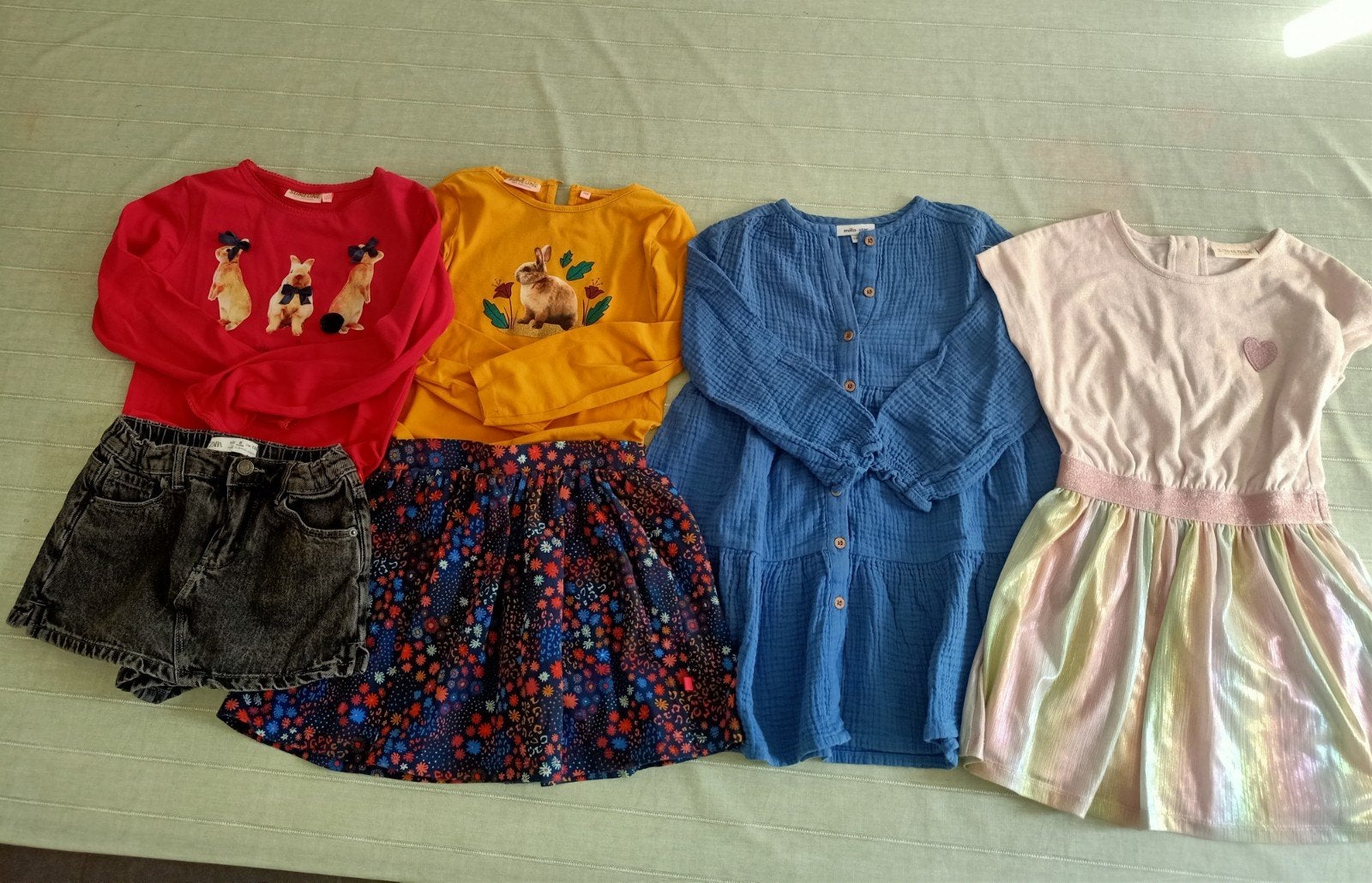 meisjes kledij 5-6 jaar, Kinderen en Baby's, Ophalen, Gebruikt, Maat 116