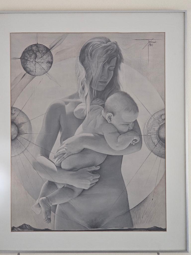 Litho - Trémois - De moeder met het kind (1962), Enlèvement