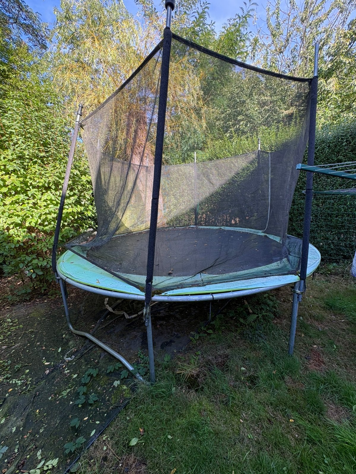 Trampoline, Ophalen
