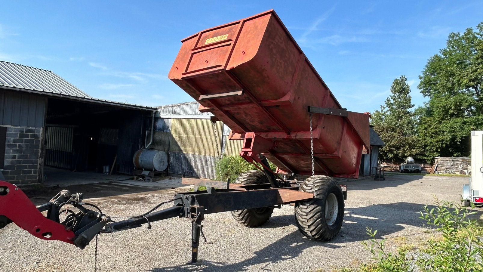 Benne krone 8 m3, Articles professionnels, Agriculture | Outils, Enlèvement ou Envoi, Élevage, Transport