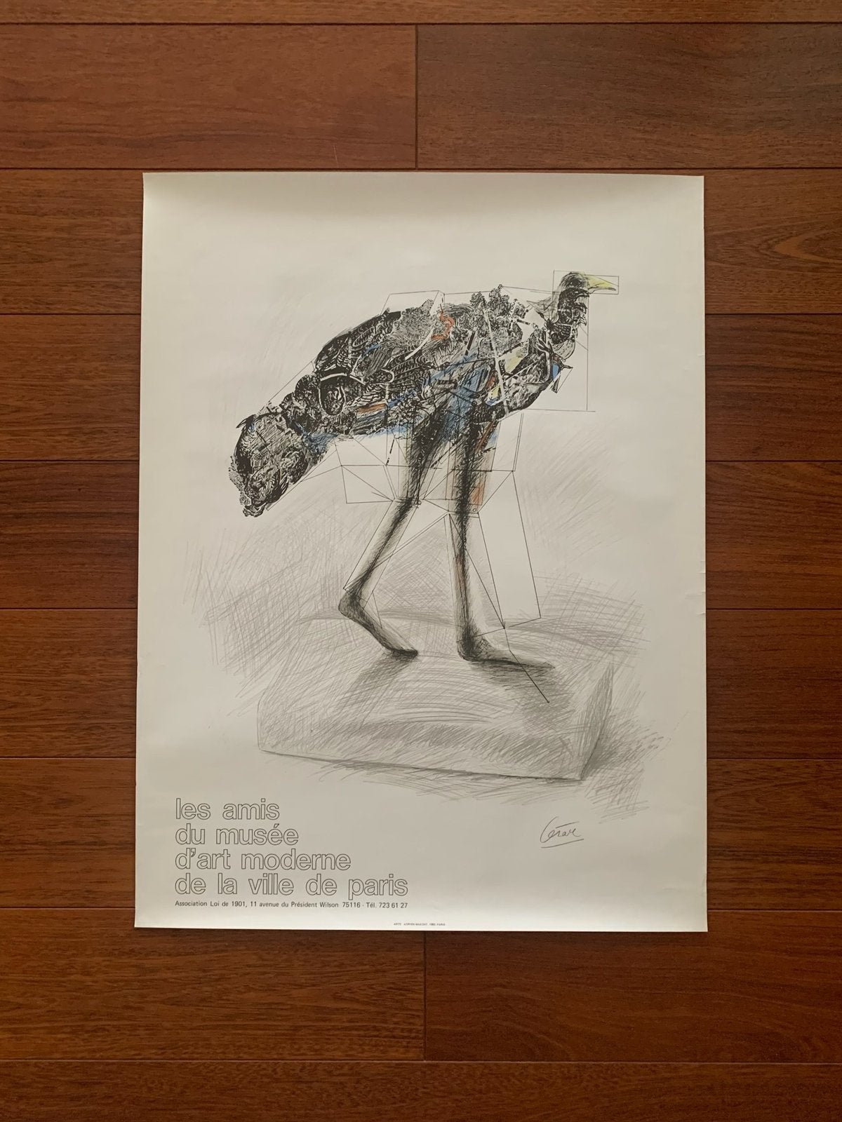 Vintage CESAR-poster (1980), Ophalen of Verzenden