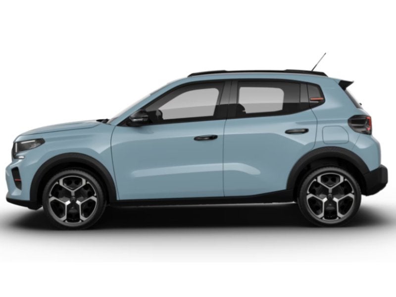 Citroen C3 E-plus 113 pk nieuw, Auto's, Automaat, Zwart, Blauw, Emergency brake assist