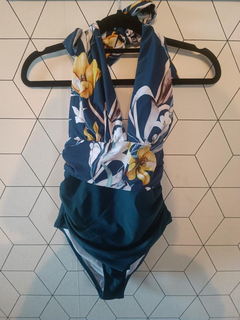 Maillot de bain Cupshe, Envoi, Bleu, Maillot de bain