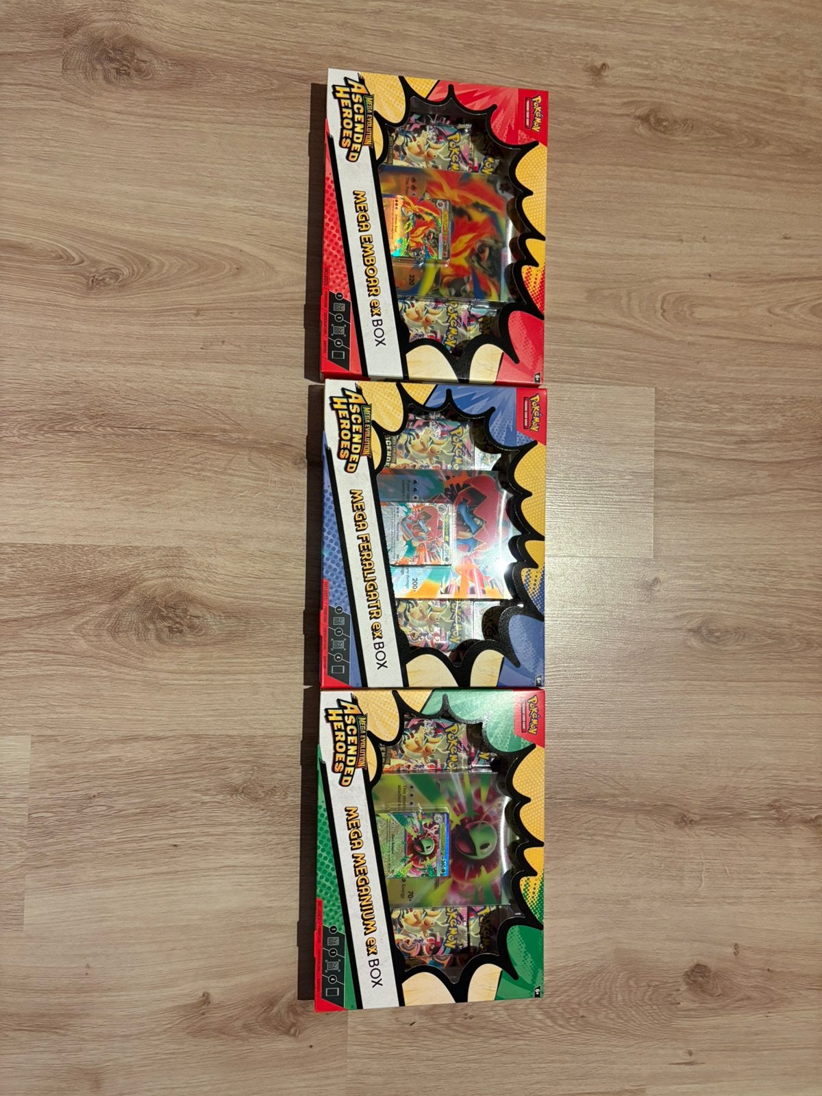 pokemon ascended heroes ex boxen colorset, Antiek en Kunst, Kunst | Overige Kunst, Ophalen of Verzenden