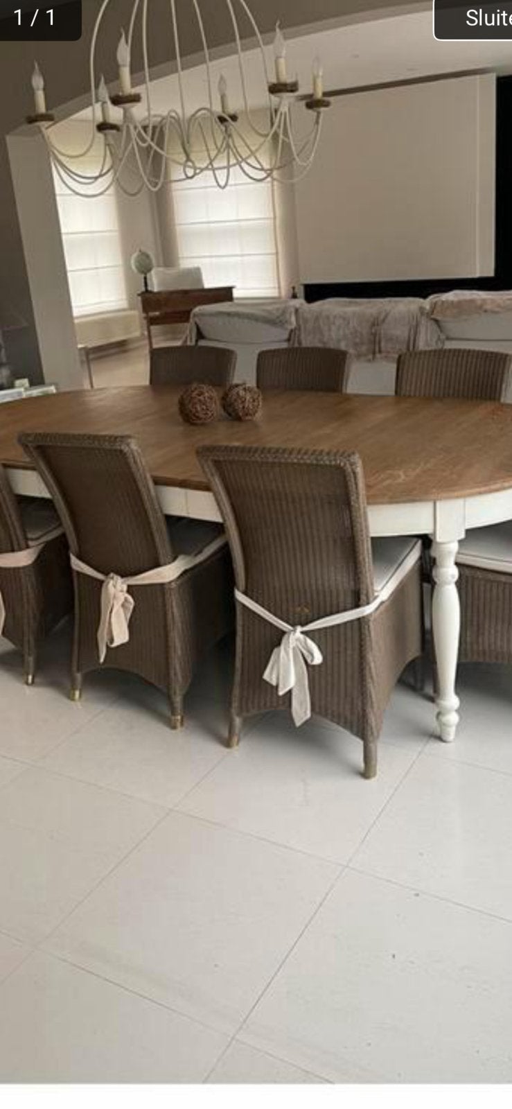 Tafel met stoelen vincent sheppard, Ophalen