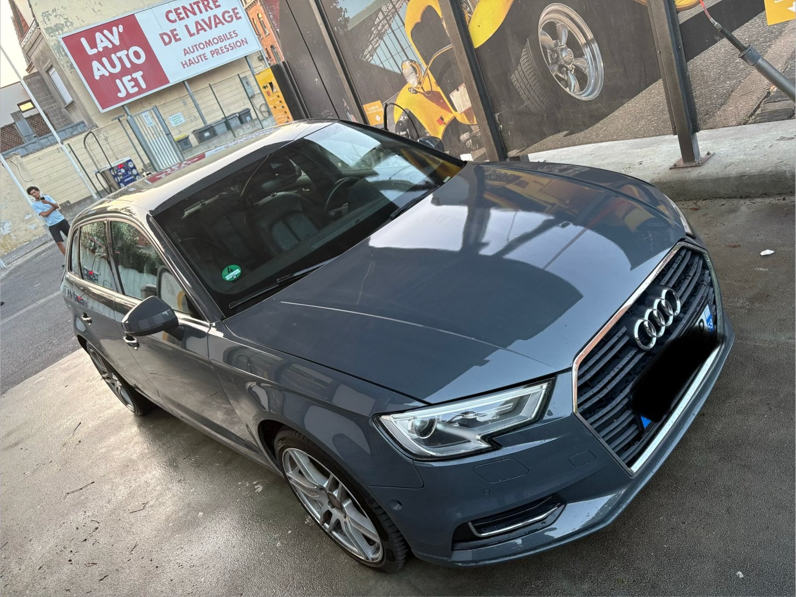 Audi A3 sportback 2017, Autos, Cuir, Argent ou Gris, Achat, Euro 6