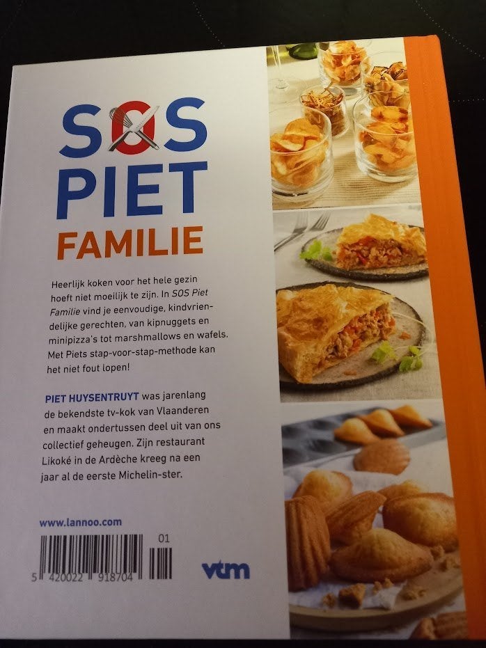 SOS PIET  kookboekje, Boeken, Ophalen, Piet Huysentruyt, Gezond koken, Nieuw