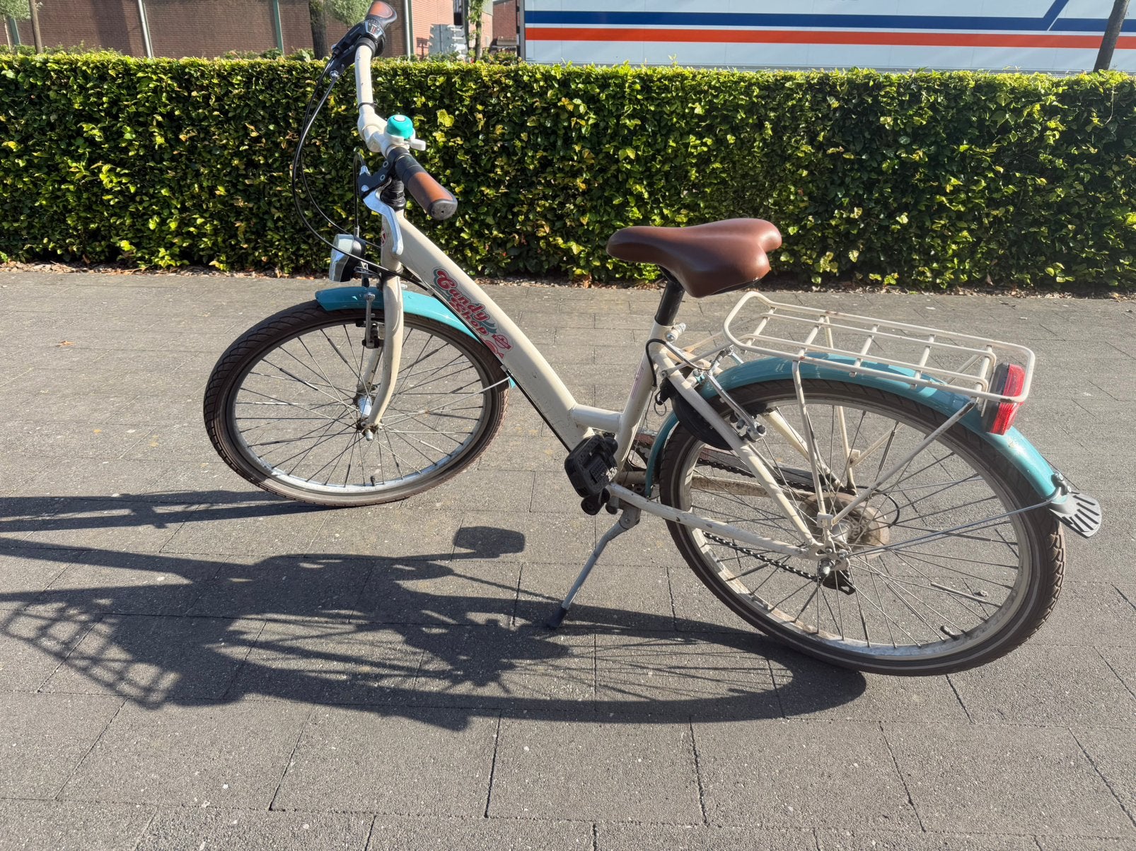 Meisjesfiets 24 inch, Ophalen, Velgrem, Versnellingen, Gebruikt