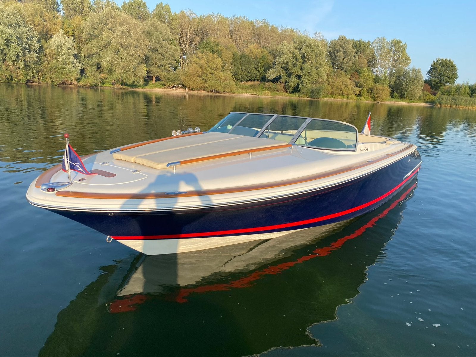 Chris Craft Corsair 28 Volvo Penta 8.1 V8 2e Eigenaar, Watersport en Boten, Speedboten, Gebruikt, Benzine, 200 pk of meer, Binnenboordmotor