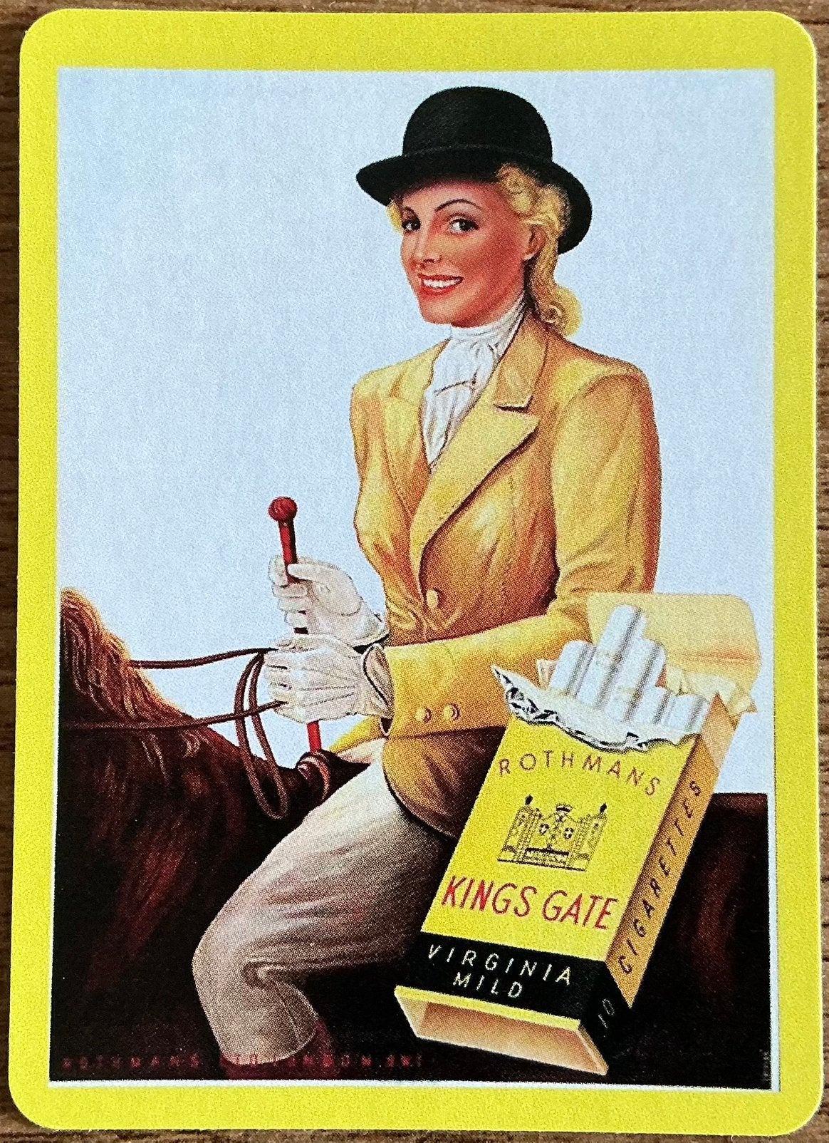 CIGARETTES EN SOIE VIRGINIE/ROTHMANS/KINGS GATE, Enlèvement ou Envoi, Comme neuf, Carte(s) à jouer