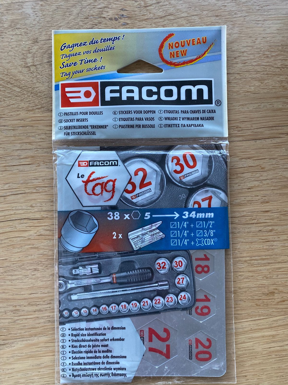 Facom Tag markeerset, Doe-het-zelf en Bouw, Ophalen, Nieuw, Facom