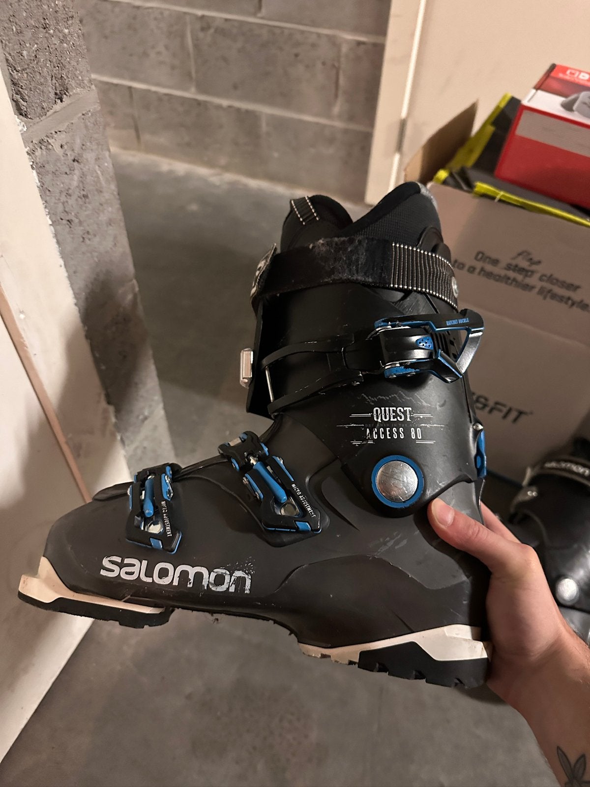 Bottines Salomon Quest Access 80, Sports & Fitness, 160 à 180 cm, Carving, Salomon, Enlèvement