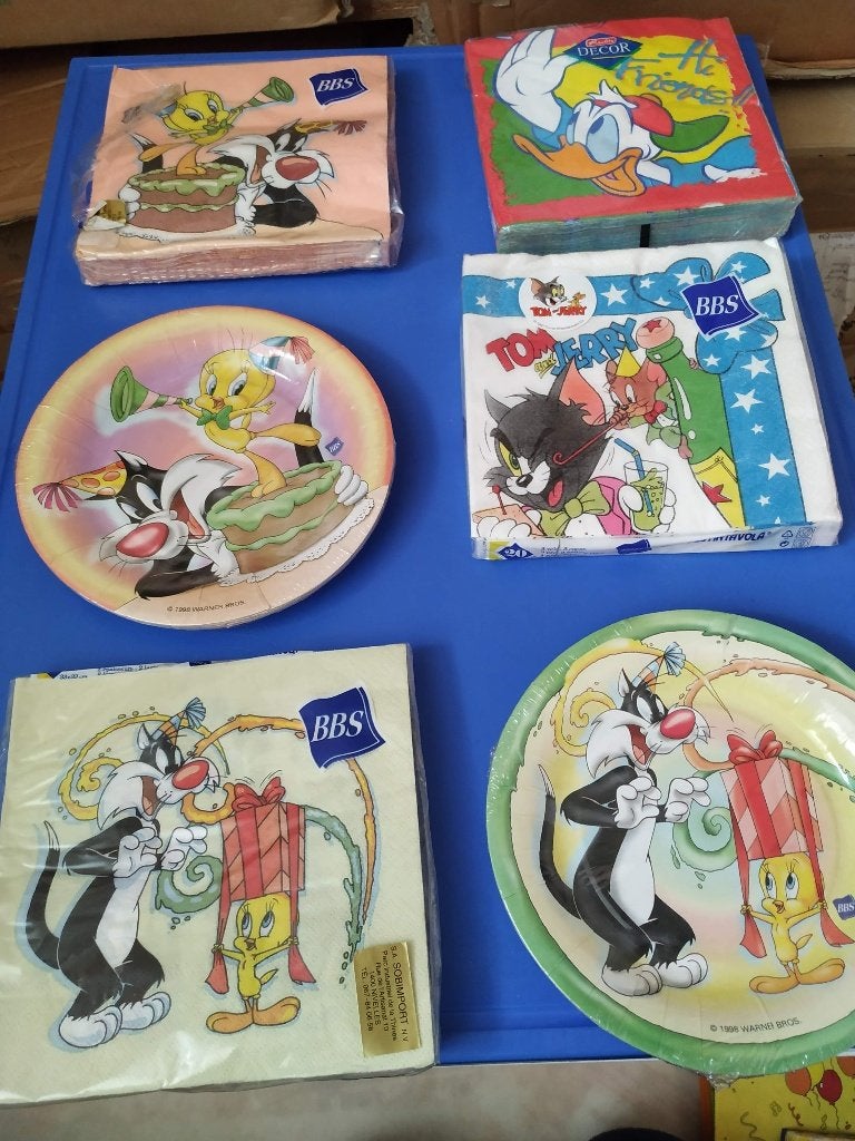 kinder servetten , borden, enz voor feestjes, Ophalen of Verzenden