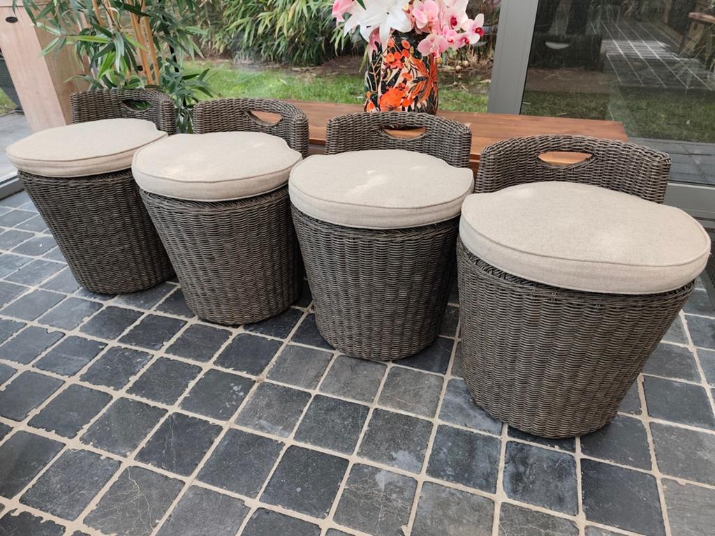 Sièges de jardin décoratifs, Enlèvement