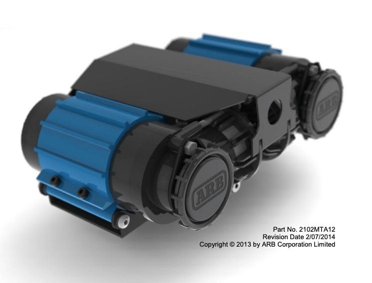 ARB Dubbele Compressor 12 Volt, Auto-onderdelen, Overige Auto-onderdelen, -, Verzenden, -, Nieuw
