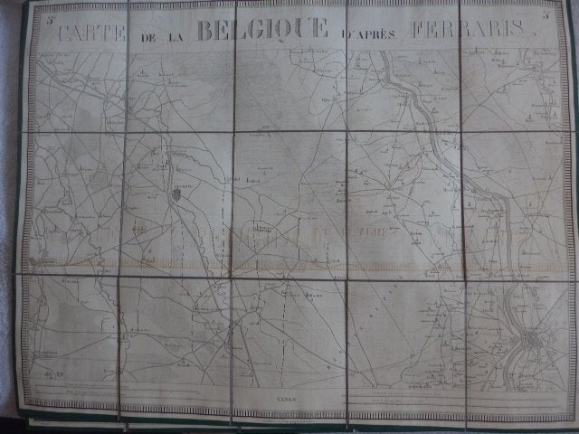 Venlo ; geografische kaart naar Ferraris - anno 1831, Ophalen of Verzenden, Gebruikt