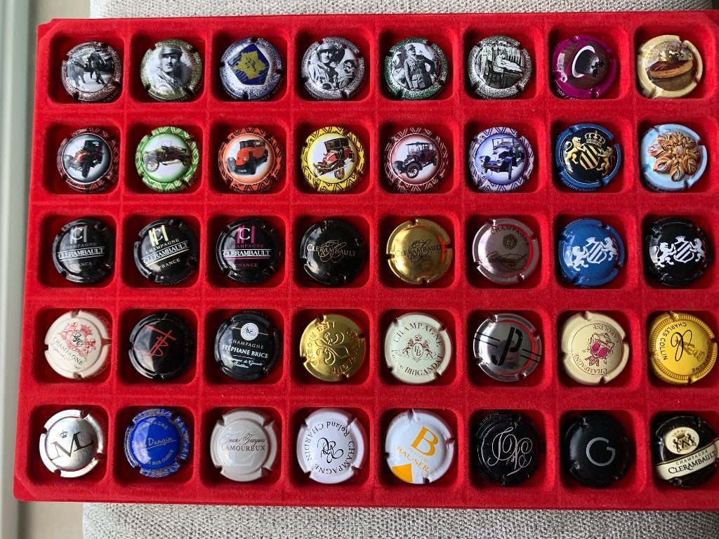 Lot C : 40 champagne capsules, Verzamelen, Complete verzamelingen en Collecties, Ophalen of Verzenden