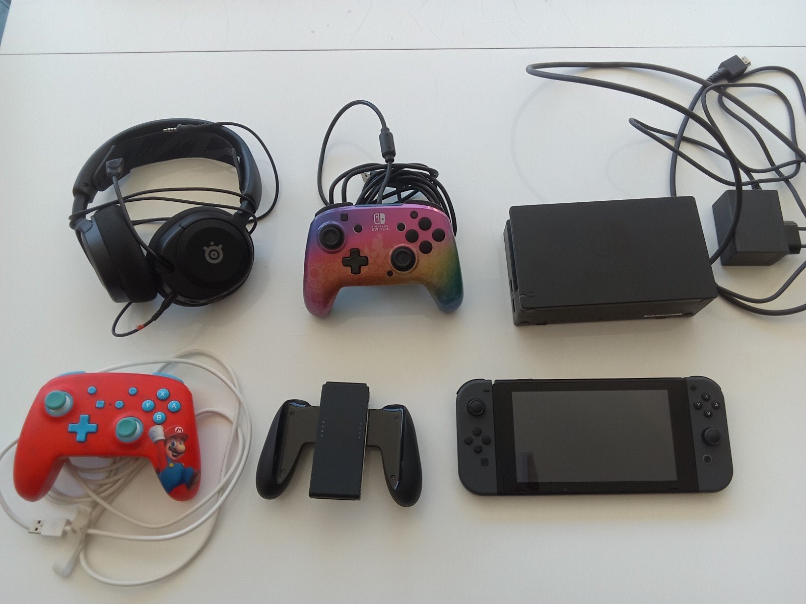 Nintendo switch V2, Consoles de jeu & Jeux vidéo, Enlèvement, Comme neuf, Avec jeux