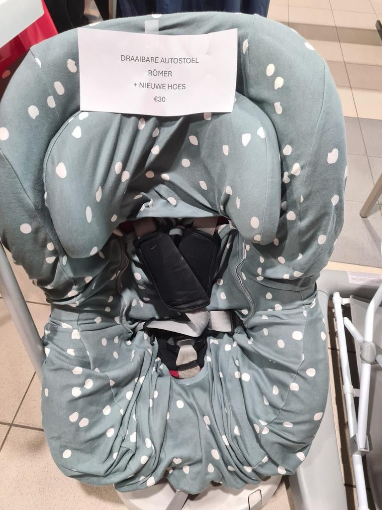Römer draaibare autostoel met isofix en nieuwe hoes, Ophalen, Isofix