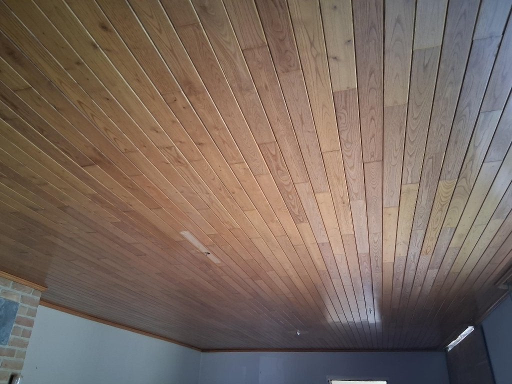 Lambrisering EIK kleur Bieden, Ophalen, Gebruikt