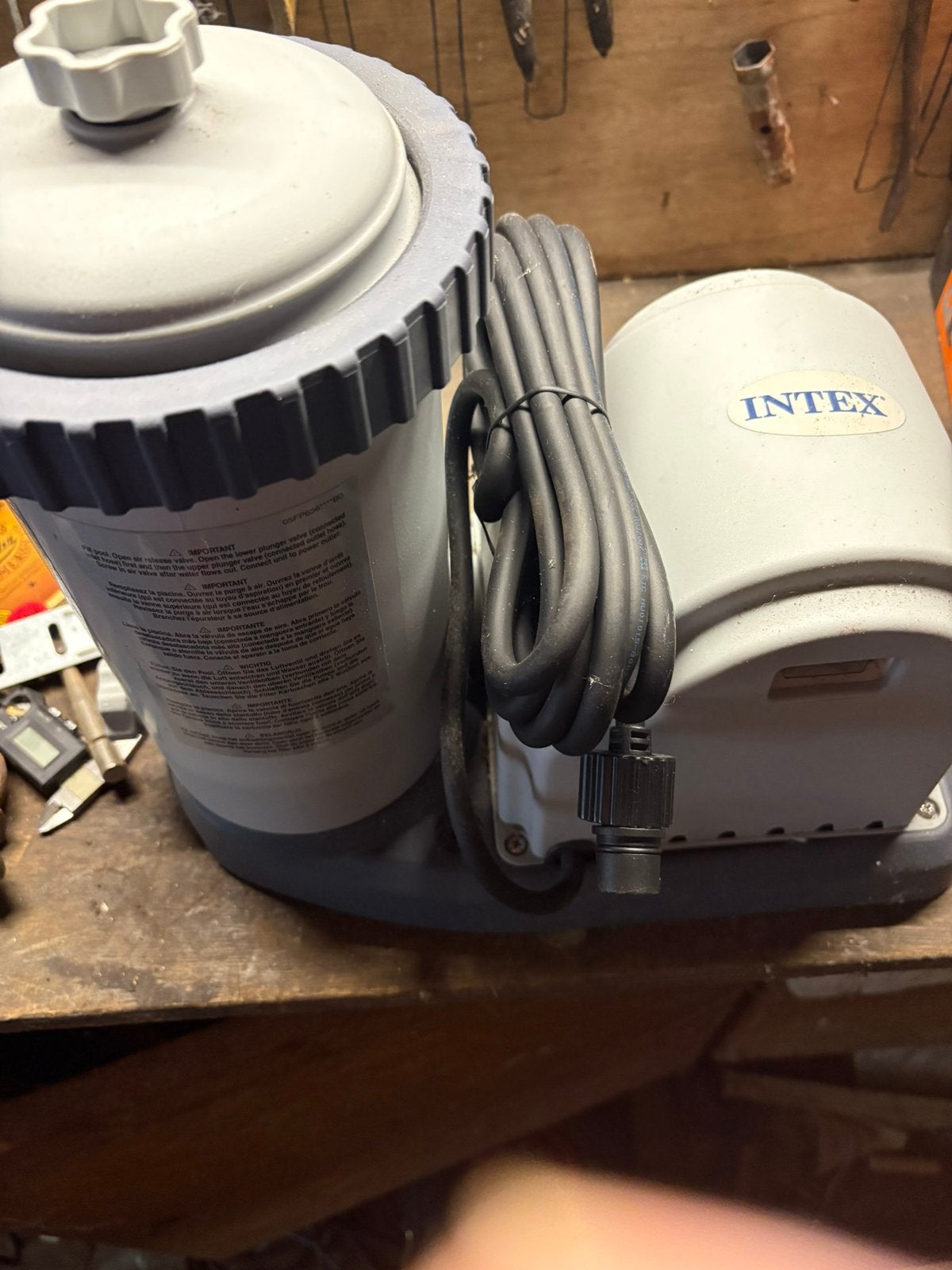 Intex christal clear filterpomp 636 G, Ophalen, Nieuw, Filter
