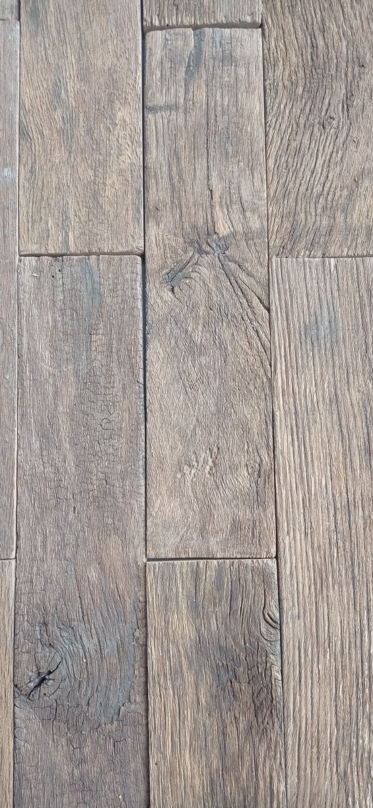 Barnwood planken eik oude plankjes uit geborsteld, Doe-het-zelf en Bouw, Ophalen