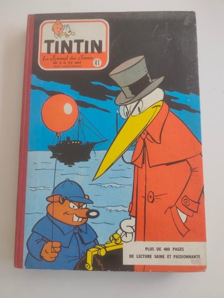 TINTIN – RECUEIL ÉDITEUR N 41 – 1958, Livres, Enlèvement ou Envoi, Utilisé, Divers auteurs