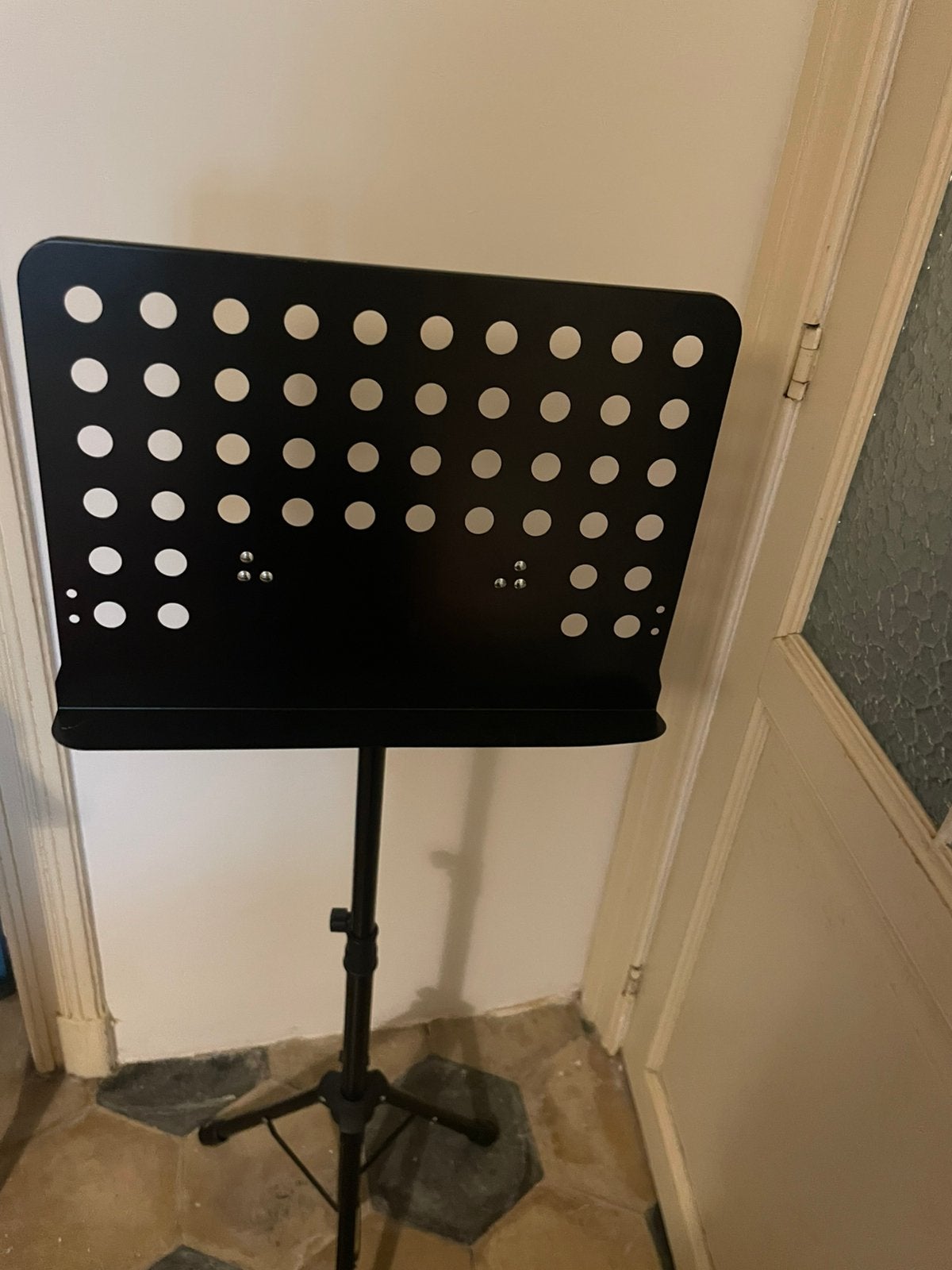 Support pour écrous GEWA — pliable, réglable en hauteur, Musique & Instruments, Enlèvement, Comme neuf, Pied