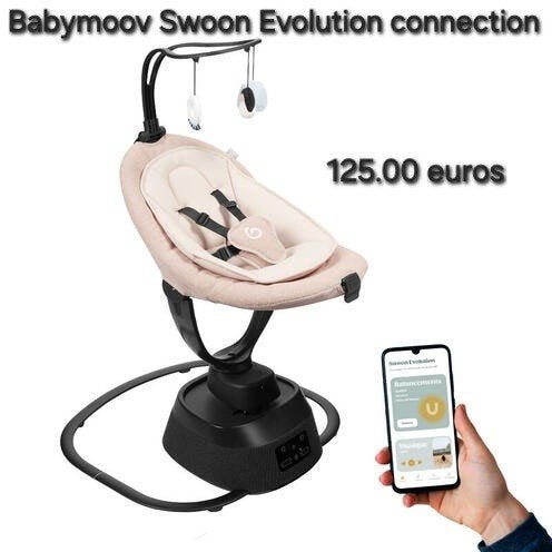 Babymoov Swoon Evolution Connect est une balancelle, Enlèvement ou Envoi, Neuf