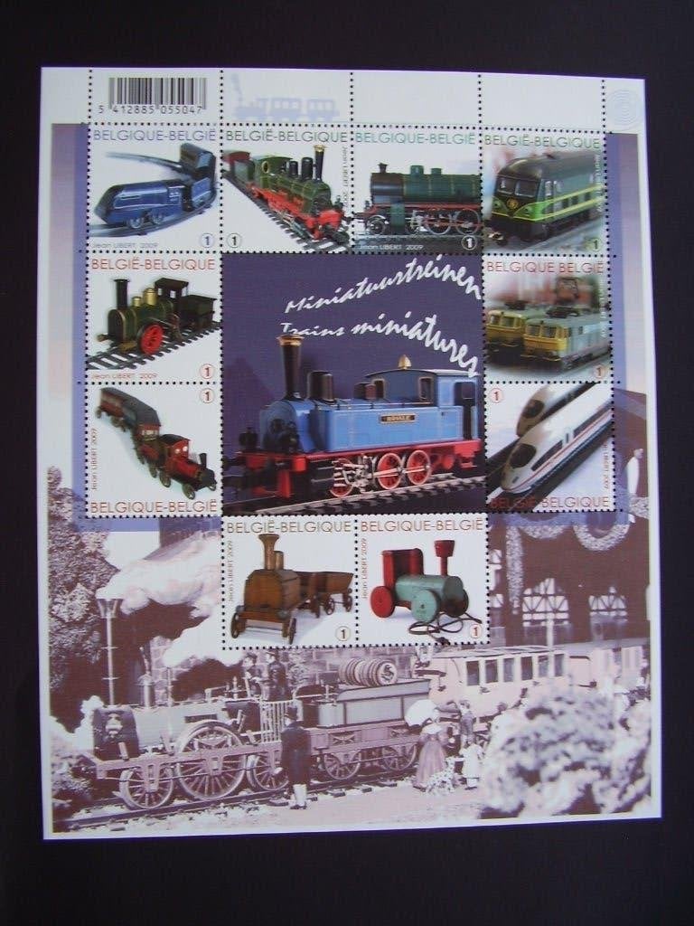 Blok 174 postfris - Miniatuurtreinen, Enlèvement ou Envoi, Neuf, Trains