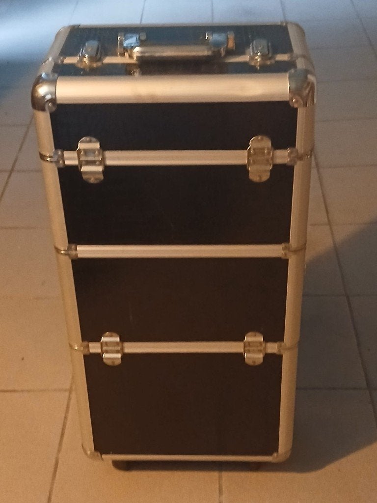 kapperskoffer, Ophalen, Gebruikt, Zwart, Hardcase