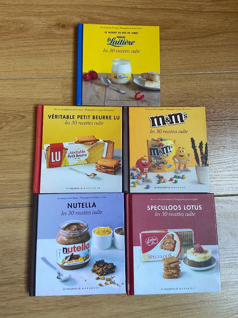 Lot de 5 livres - les tout-petits de Marabout, Enlèvement, Comme neuf, France, Gâteau, Tarte, Pâtisserie et Desserts