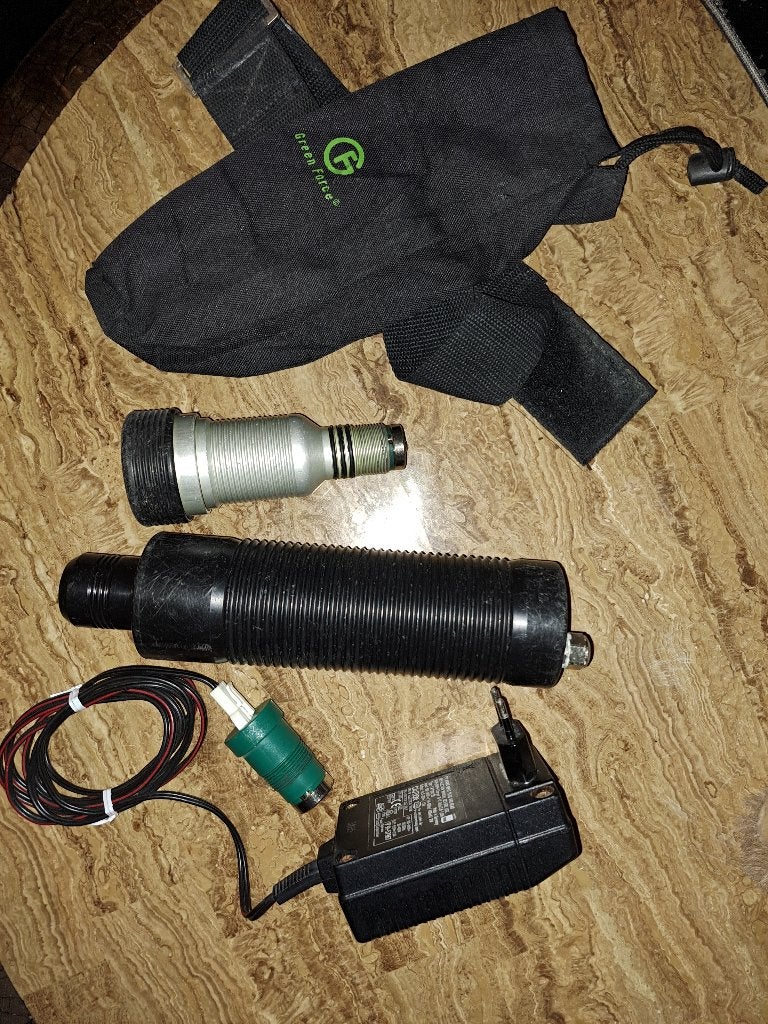 Modulaire GreenForce Duiklamp – Inclusief GF HID 50 (set 2), Watersport en Boten, Ophalen, Zo goed als nieuw, Duiklamp