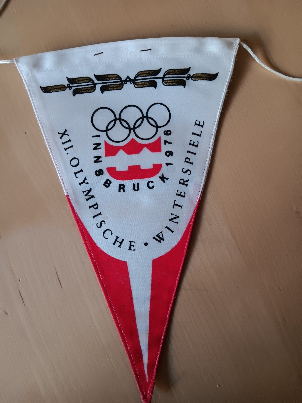 Vintage Olympische wimpel 1976, Diversen, Vlaggen en Wimpels, Ophalen of Verzenden