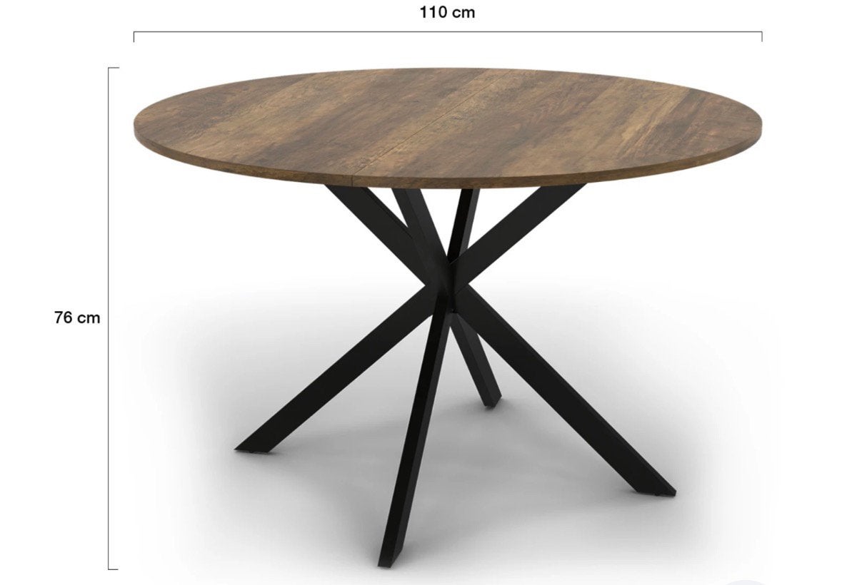 Ronde tafel 110cm, Huis en Inrichting, Ophalen, Zo goed als nieuw