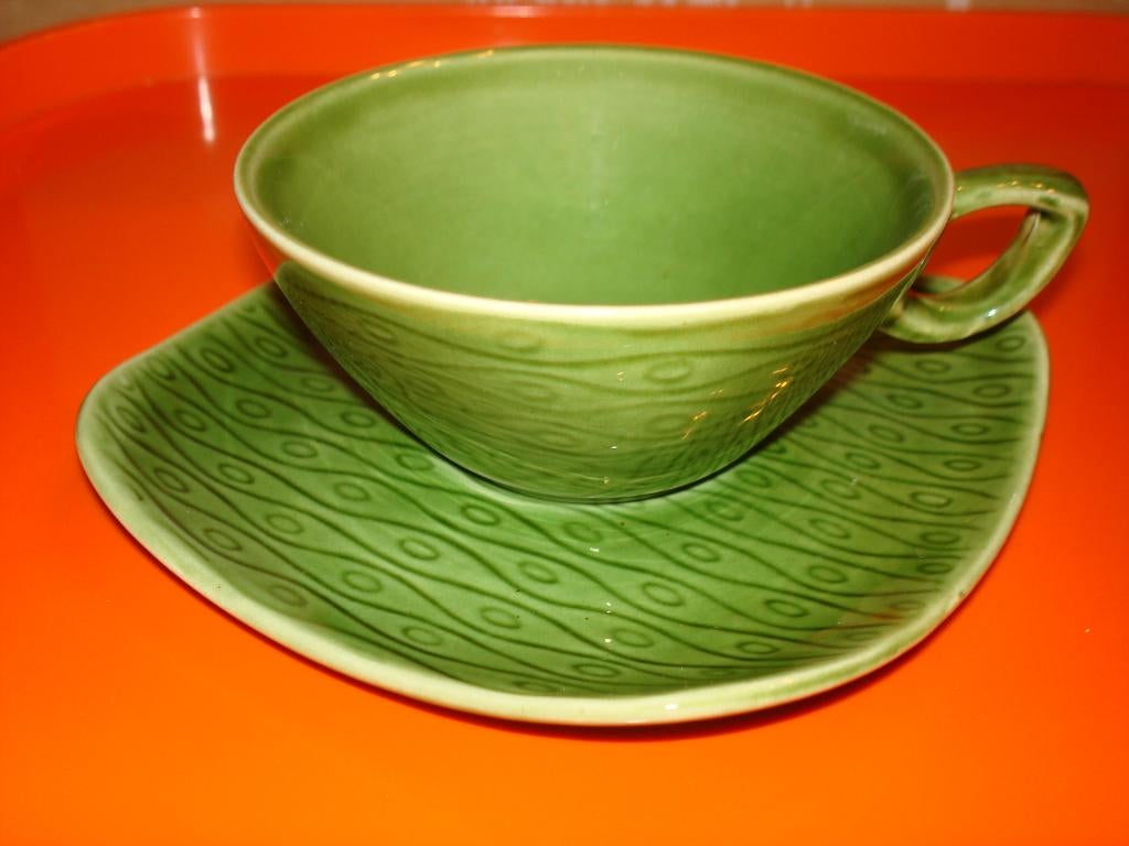 1 tasse avec soucoupe New Time Boch Frères, Enlèvement ou Envoi