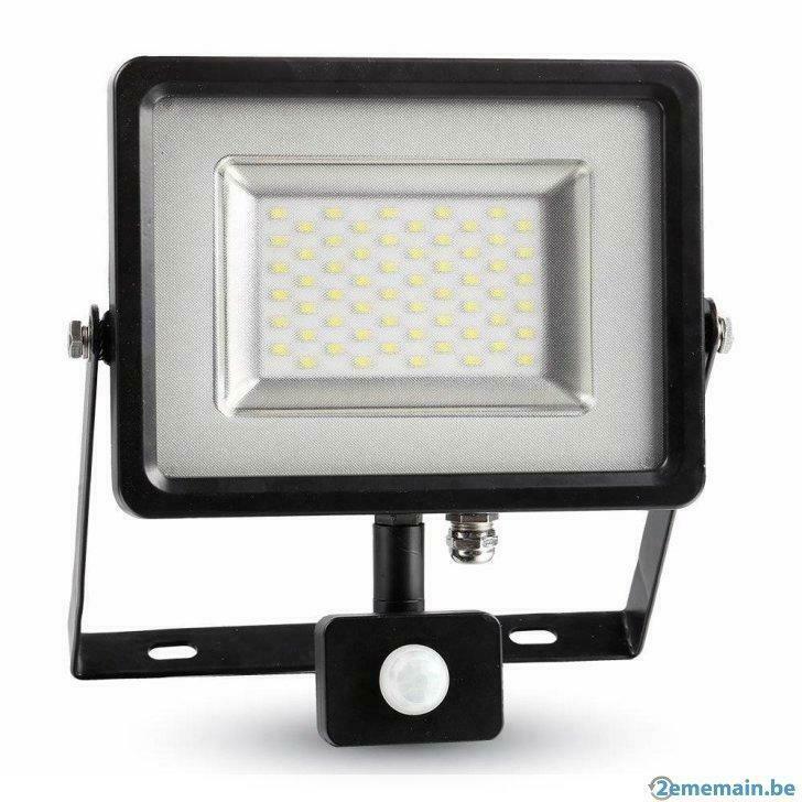 Projecteur LED 30W plat avec détecteur IP65, Jardin & Terrasse, Enlèvement ou Envoi, Neuf, LED