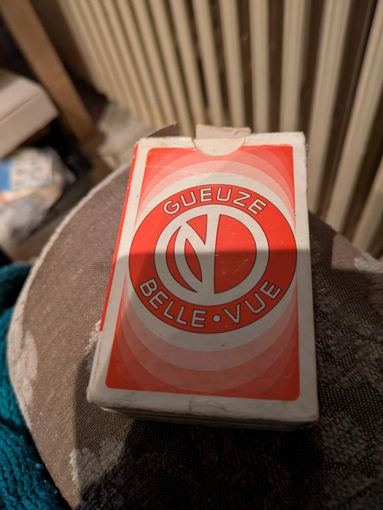 Gueuze belle vue, Enlèvement ou Envoi, Comme neuf, Carte(s) à jouer
