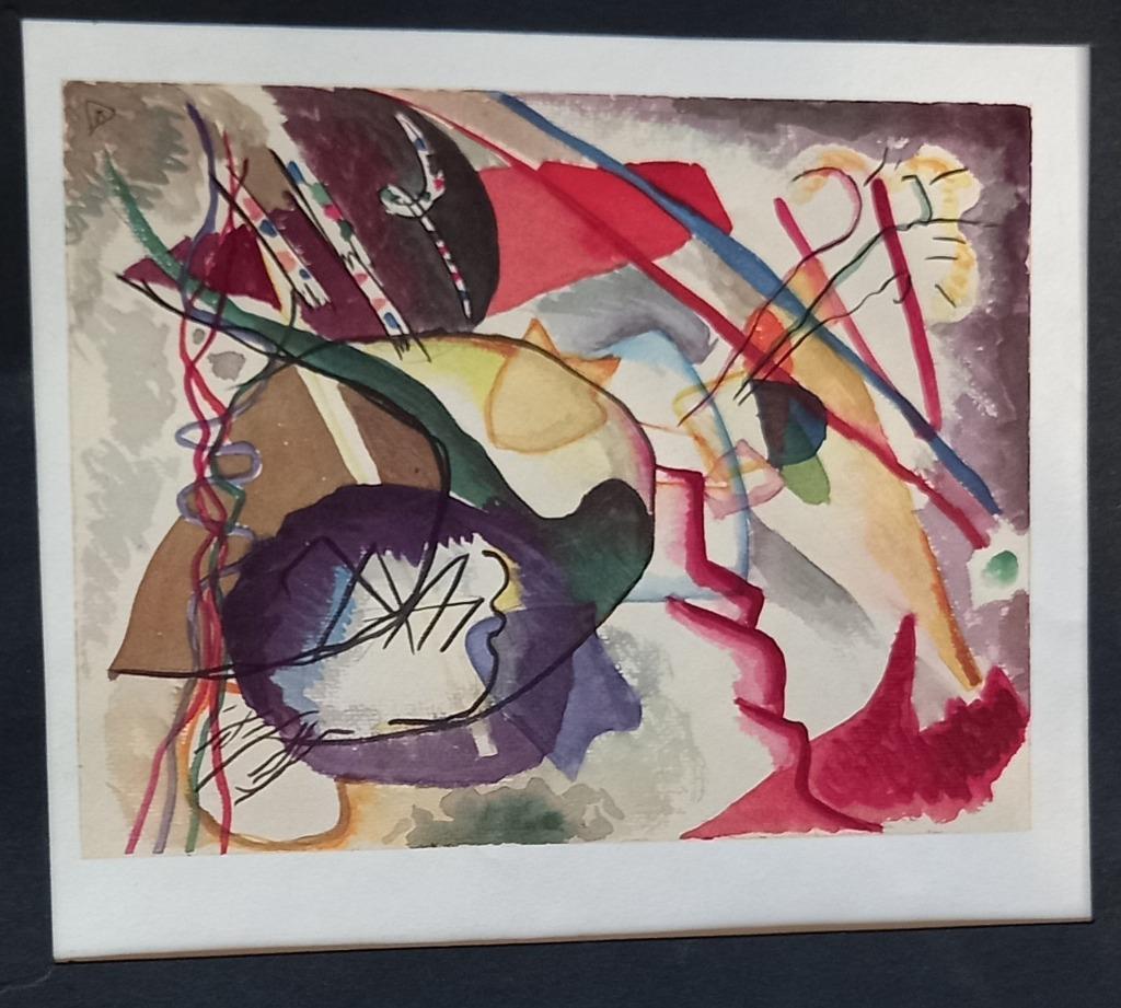 Lithographie de Kandinsky, Antiquités & Art, Art | Lithographies & Sérigraphies, Enlèvement ou Envoi