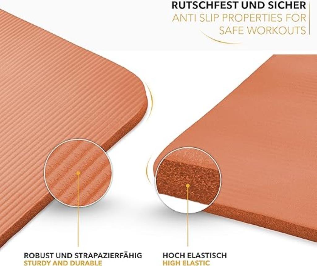 Tapis d'entraînement physique | 185 x 60 cm | Nouveau, Sports & Fitness, Équipement de fitness, Neuf, Tresko, Tapis de fitness