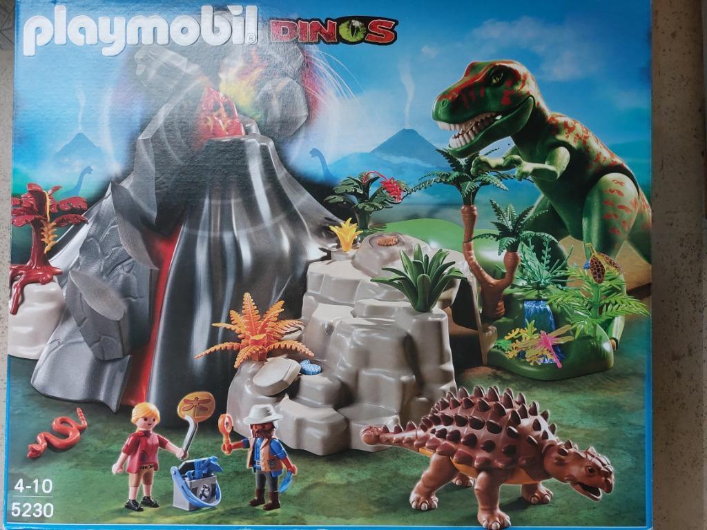 playmobil 5230 vulkaan met Tyrannosaurus, Enlèvement ou Envoi, Utilisé