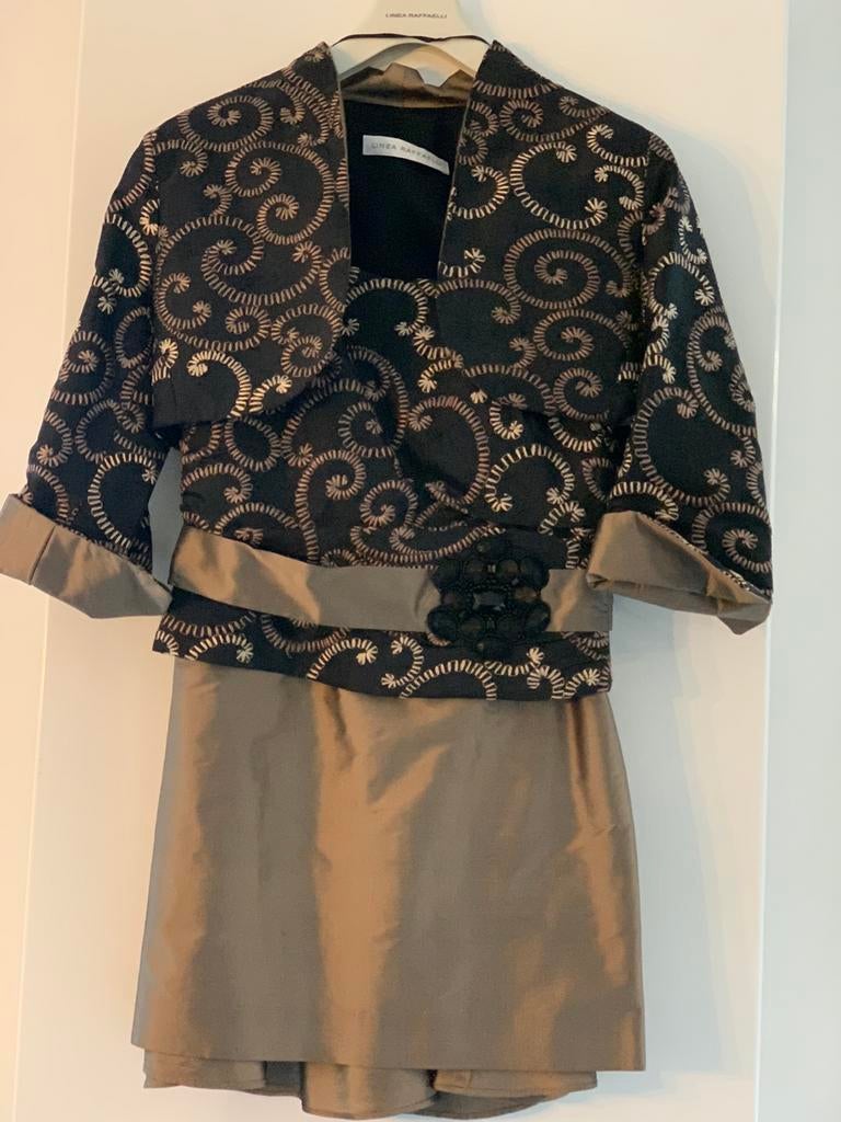 Set linea raffaelli blazer, topje en rok, Enlèvement ou Envoi, Autres couleurs, Taille 36 (S), Robe de cocktail