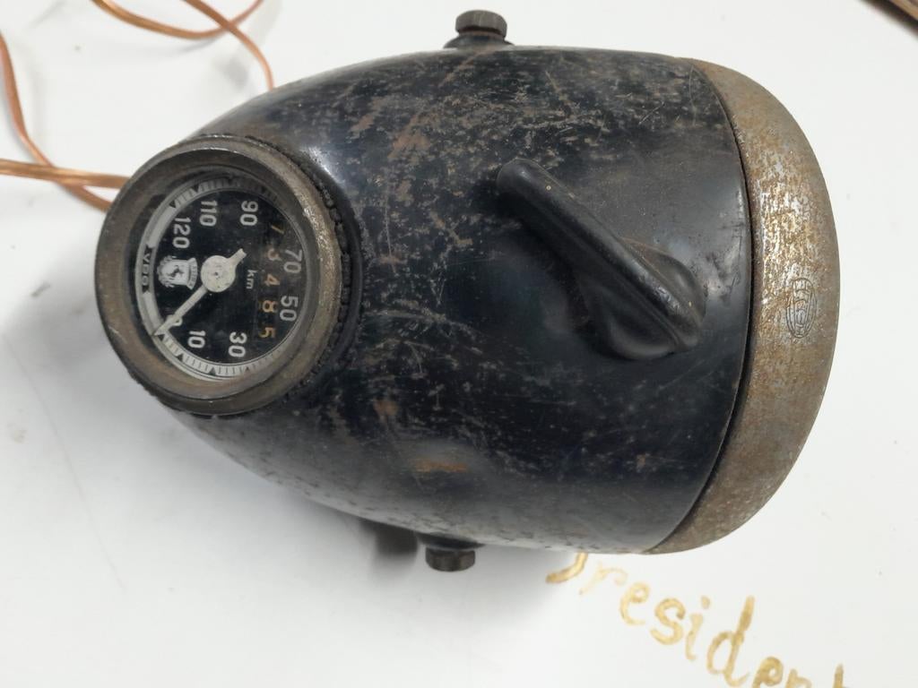 Koplamp oldtimer motor, Motoren, Onderdelen | Oldtimers, Gebruikt, Ophalen of Verzenden