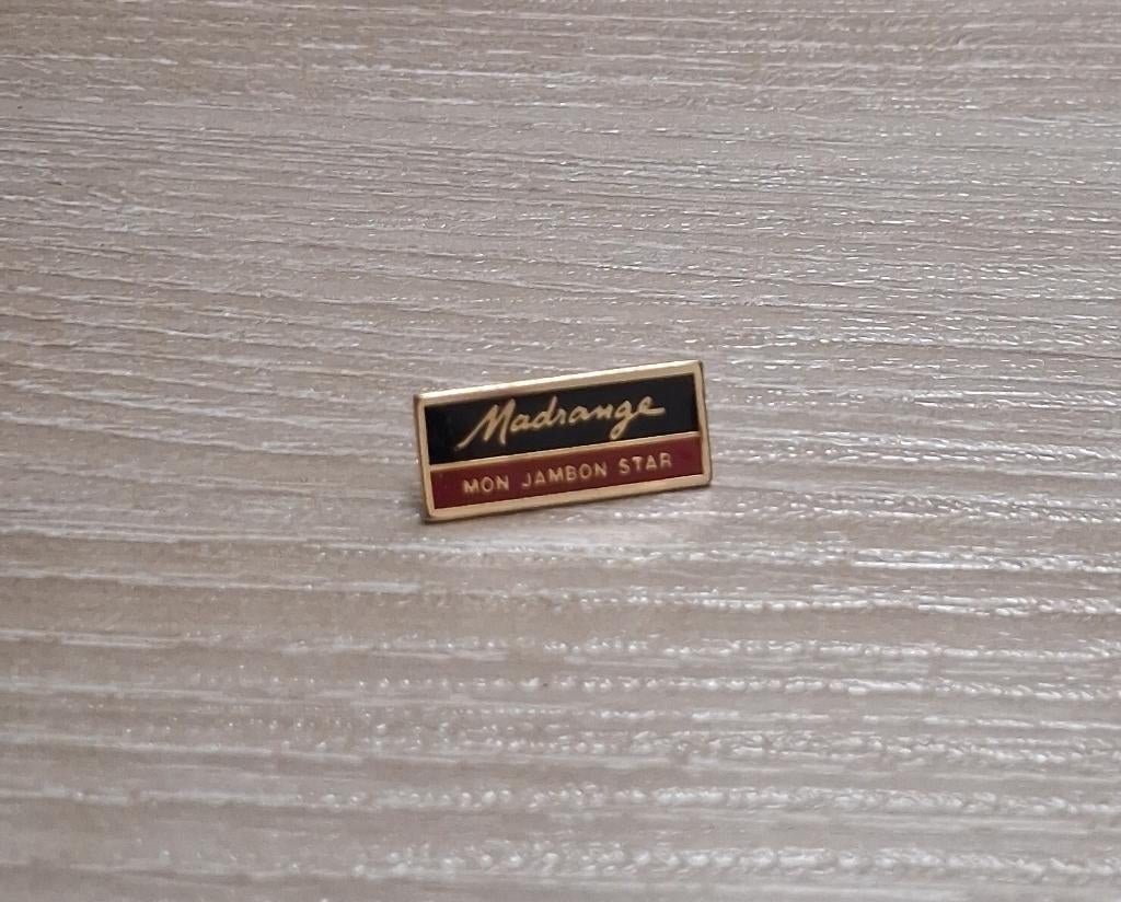 PIN - MADRANGE - JAMBON - HESP, Ophalen of Verzenden, Gebruikt, Merk, Speldje of Pin